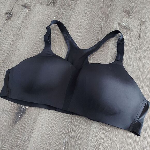 Nike Rival High Support Plus Size Dri-Fit Sport’s Bra Black Size 44D - Picture 2 of 9